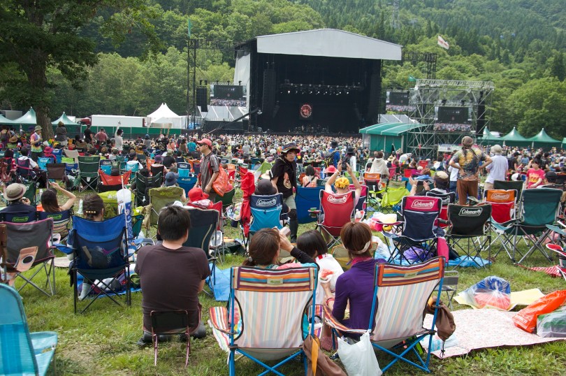 Green Stage at Fuji Rock Festival. 