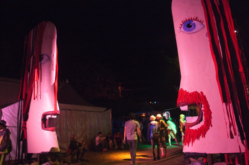 Palace of Wonder area at Fuji Rock Festival. 