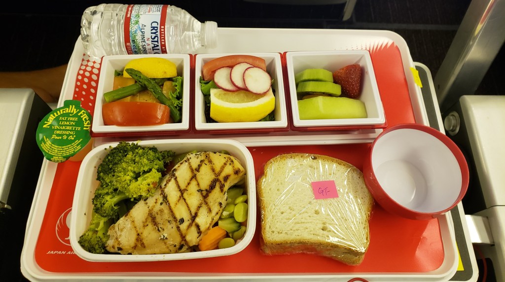 Japan Airlines (JAL) gluten-free meal